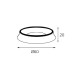 Кольцо декоративное Italline M03-046 ring black