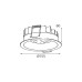 Встраиваемый светодиодный светильник Italline IT06-6013 white 4000K