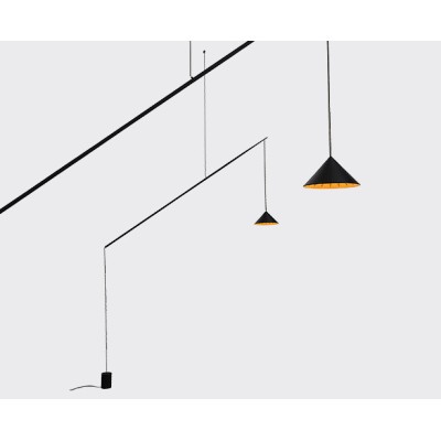 Подвесной светильник Italline IT03-1429 black/orange