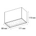 Накладной светильник Italline DL 3029 white 3000K