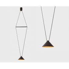 Подвесной светильник Italline IT03-1430 black/orange