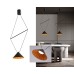 Подвесной светильник Italline IT03-1430 black/orange