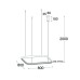 Подвесная люстра Italline IT013-6024 white 3000K