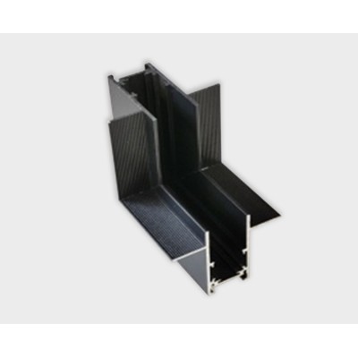 Соединитель вертикальный угловой для шинопровода Italline Atom IT012-5033 black