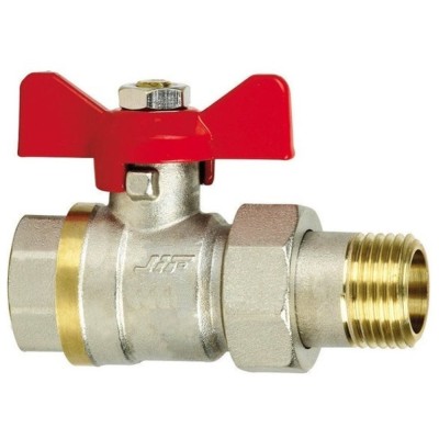 Кран шаровый с накидной гайкой 