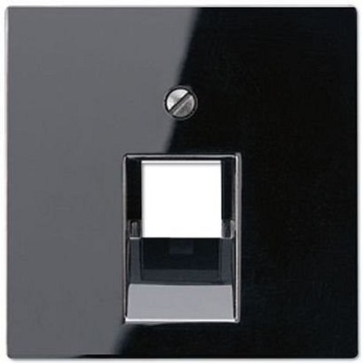 Накладка для розетки RJ-11 или RJ-45 JUNG Eco Profi A569-1BFPLUASW