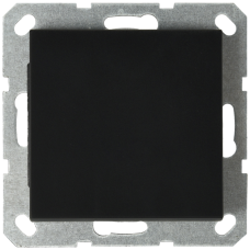 Звонковый механизм Jasmart в комплекте с накладкой 10A 250V черный матовый (soft touch) G3010PB