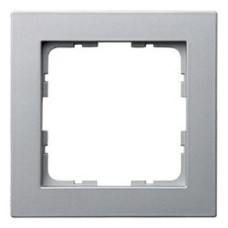 Рамка Jasmart G-Classic 1-постовая цвет алюминий поликарбонат G1001S