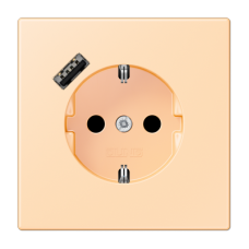 Розетка 2K+З USB Typ A Jung LC1520-18A223