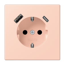 Розетка 2K+З USB Typ AC Jung LC1520-15CA234