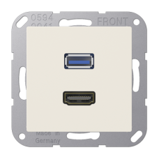 Розетка HDMI/USB Jung MAA1163
