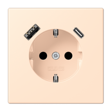 Розетка 2K+З USB Typ AC Jung LC1520-15CA238