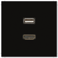Розетка HDMI/USB Jung MALS1163SW