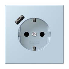 Розетка 2K+З USB Typ A Jung LC1520-18A208