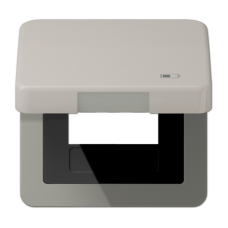 Рамка с подпружиненной крышкой для USB-механизмов Jung CD590KLUSBPT