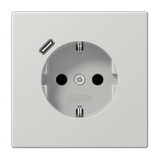 Розетка 2K+З USB Typ C Jung LS1520-18CLG