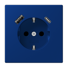 Розетка 2K+З USB Typ AC Jung LC1520-15CA261