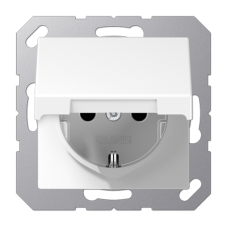 Розетка штепсельная Schuko Jung A1520BFKIKLWW