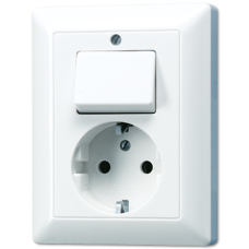 Розетка штепсельная Schuko Jung AS5576UWW