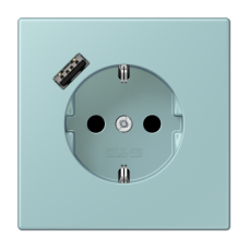 Розетка 2K+З USB Typ A Jung LC1520-18A214