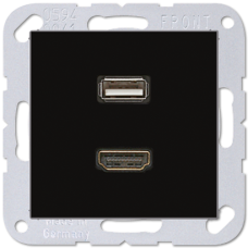 Розетка HDMI/USB Jung MAA1163SW