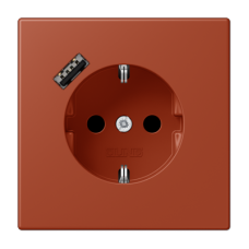 Розетка 2K+З USB Typ A Jung LC1520-18A232