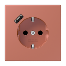 Розетка 2K+З USB Typ A Jung LC1520-18A236