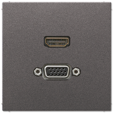 Розетка HDMI/VGA Jung MAAL1173AN