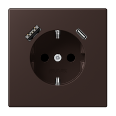 Розетка 2K+З USB Typ AC Jung LC1520-15CA252