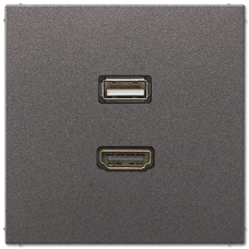 Розетка HDMI/USB Jung MAAL1163AN