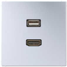 Розетка HDMI/USB Jung MAAL1163