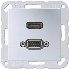 Розетка HDMI/VGA Jung MAA1173AL