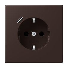 Розетка 2K+З USB Typ C Jung LC1520-18C252