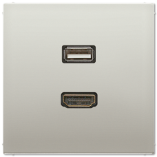 Розетка HDMI/USB Jung MAES1163