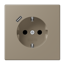 Розетка 2K+З USB Typ C Jung LC1520-18C242
