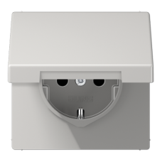 Розетка Schuko с крышкой Jung LS1520BFKLLG