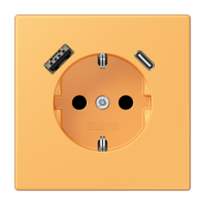 Розетка 2K+З USB Typ AC Jung LC1520-15CA254