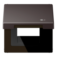 Рамка с подпружиненной крышкой для USB-механизмов Jung AL2990KLUSBD