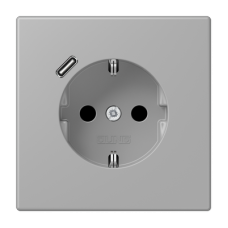 Розетка 2K+З USB Typ C Jung LC1520-18C204