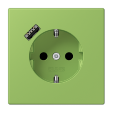 Розетка 2K+З USB Typ A Jung LC1520-18A220