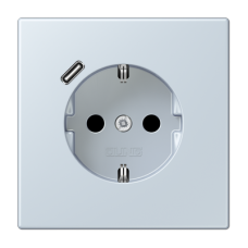 Розетка 2K+З USB Typ C Jung LC1520-18C209