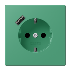 Розетка 2K+З USB Typ A Jung LC1520-18A250