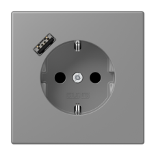 Розетка 2K+З USB Typ A Jung LC1520-18A203