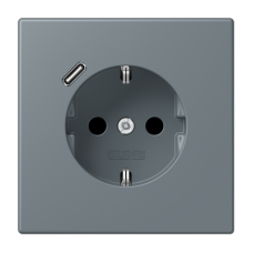 Розетка 2K+З USB Typ C Jung LC1520-18C251
