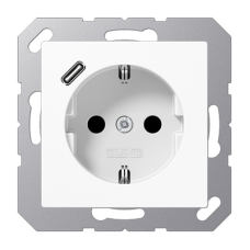Розетка 2K+З USB Typ C Jung A1520-18CWW