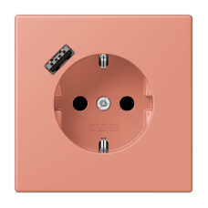 Розетка 2K+З USB Typ A Jung LC1520-18A233