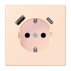 Розетка 2K+З USB Typ AC Jung LC1520-15CA226