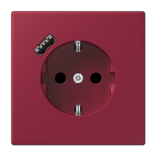 Розетка 2K+З USB Typ A Jung LC1520-18A255