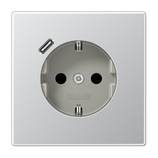 Розетка 2K+З USB Typ C Jung AL1520-18C