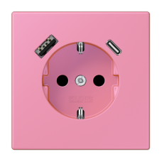 Розетка 2K+З USB Typ AC Jung LC1520-15CA246